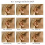 14K White Gold Lab Grown Diamond Stud Earrings