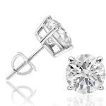 Lab-Grown Diamond Stud Earrings in 14K Gold