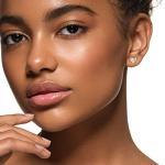 Heart Shaped Lab Grown Diamond Earrings in Gold