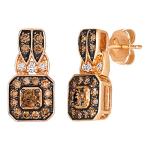 Le Vian ¾ Carat Diamond Drop Earrings in Rose Gold