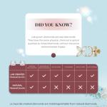 1 Carat Lab Grown Diamond Hoop Earrings in 14k Gold