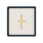 Solid 14K Yellow Gold Cross Necklace for Men & Women, Stunning, Polished 14K Yellow Gold Cross Pendant with Premium Jewelry Box, 14 Karat Handcrafted Heirloom Quality Religious Jewelry Made in the USA (Large, Pendant Only)