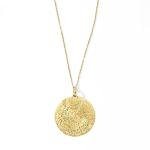 Ross-Simons Italian 14kt Yellow Gold Sunburst Medallion Pendant