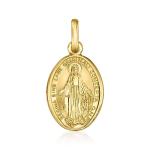 Ross-Simons Italian 18kt Yellow Gold Miraculous Medal Pendant
