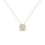 Lab Grown Diamond Pendant Necklace in 14K Gold