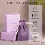 Jewelili Heart Necklace Pendant for Women | 10K Yellow Gold | Natural White Round & Baguette Diamonds 1/2 CTTW | 18" Box Chain | Fine Jewelry with Gift Box | Timeless Fashion Jewelry Gift for Her