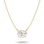 IGI Certified 1 Carat Oval Lab Diamond Pendant