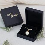 14K Gold Opal Pendant Necklace for Women