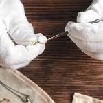 14K Gold Opal Pendant Necklace for Women