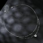 14K Gold Heart Diamond Necklace for Her 1ct