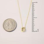 Interlocking Circle Diamond Necklace for Women