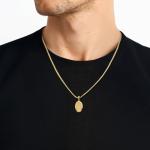 14k Gold St. Christopher Travel Protection Necklace