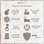 14K Gold Opal Pendant Necklace for Women