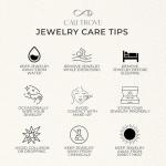 Cali Trove Diamond Infinity Heart Pendant for Women (Yellow Gold) | 1/4cttw Real White Diamonds Necklace | Infinity Heart Pendant Gift for her | Mother's Day Gift for Mom |Jewelry for Women