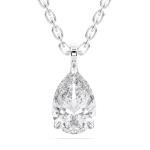 14K White Gold Pendant Necklace with 1 Carat Diamond