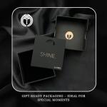 Ioka 14K Tri Color Solid Gold Our Lady of Virgin Mary Guadalupe Stamp Charm Pendant - Diamond Cut - Virgen De Guadalupe - with 1.5mm Valentino Chain Necklace - Daughter Birthday Baptism Gift - 20"