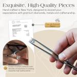 Certified Diamond Necklace for Women - Lab Grown Solitaire Necklace with Solid 14K White Gold Chain, Stunning Lab Diamond Pendant in 1 Carat, Premium Signature Jewelry Collection