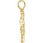14k Yellow Gold Nugget Charm Pendant
