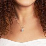 Lab Grown Pear Shape Diamond Pendant Necklace