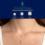 Lab Grown Diamond Necklace in 14K Gold