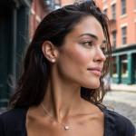 Lab Grown Diamond Necklace in 14K Gold