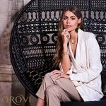 14K Gold Necklace with Oval Sapphire Pendant