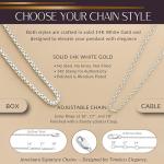 14K White Gold Moissanite Oval Pendant 2.0 CTW