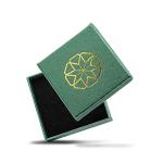 14K Yellow Gold Simple Classic Flared Cross Pendant Necklace with Rolo Chain - 18"