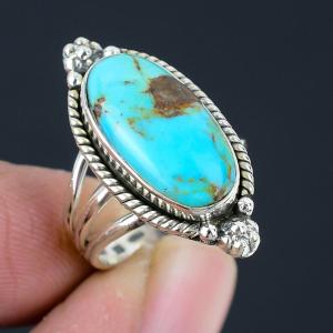 Turquoise Sterling Silver Ring for HR-272