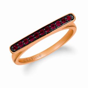 LeVian 14K Rose Gold Rhodolite Garnet Ring