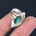 Turquoise Sterling Silver Ring for HR-272
