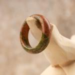 Natural Stone Healing Crystal Rings, Sizes 7-10