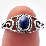 Multi-Stone 925 Silver Ring, Sizes 5-8