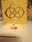 Kendra Scott Pink Heart Ring Size 7 Gold