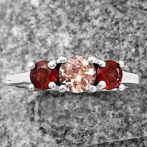 Multi-Stone 925 Silver Ring in Sizes 5-9