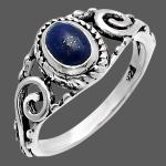 Multi-Stone 925 Silver Ring, Sizes 5-8