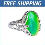Color Changing Butterfly Sterling Silver Mood Ring