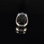 Men's Turquoise Ring in Sterling Silver