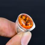Baltic Amber Men's Ring – Unique Gift Idea