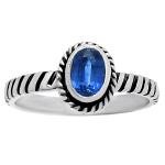 Natural Multi-Stone 925 Silver Ring Sizes 5-8