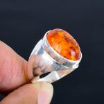 Baltic Amber Men's Ring – Unique Gift Idea