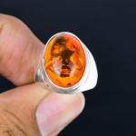 Baltic Amber Men's Ring – Unique Gift Idea