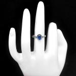 Natural Multi-Stone 925 Silver Ring Sizes 5-8