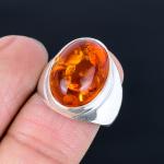 Baltic Amber Men's Ring – Unique Gift Idea