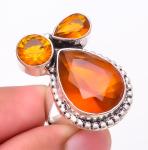 Stunning Antique Design Citrine Gemstone Ring