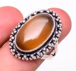 Smokey Monalisa Antique Design Gemstone Ring s.8