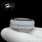 Icy Bling 10mm Gold Plated Sterling Silver Ring