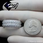 Icy Bling 10mm Gold Plated Sterling Silver Ring