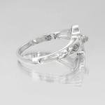 Sterling Silver Moonstone Pentacle Ring