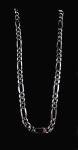 Men's 10MM 925 Sterling Silver Figaro Chain Necklace